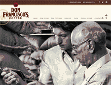 Tablet Screenshot of donfranciscos.com